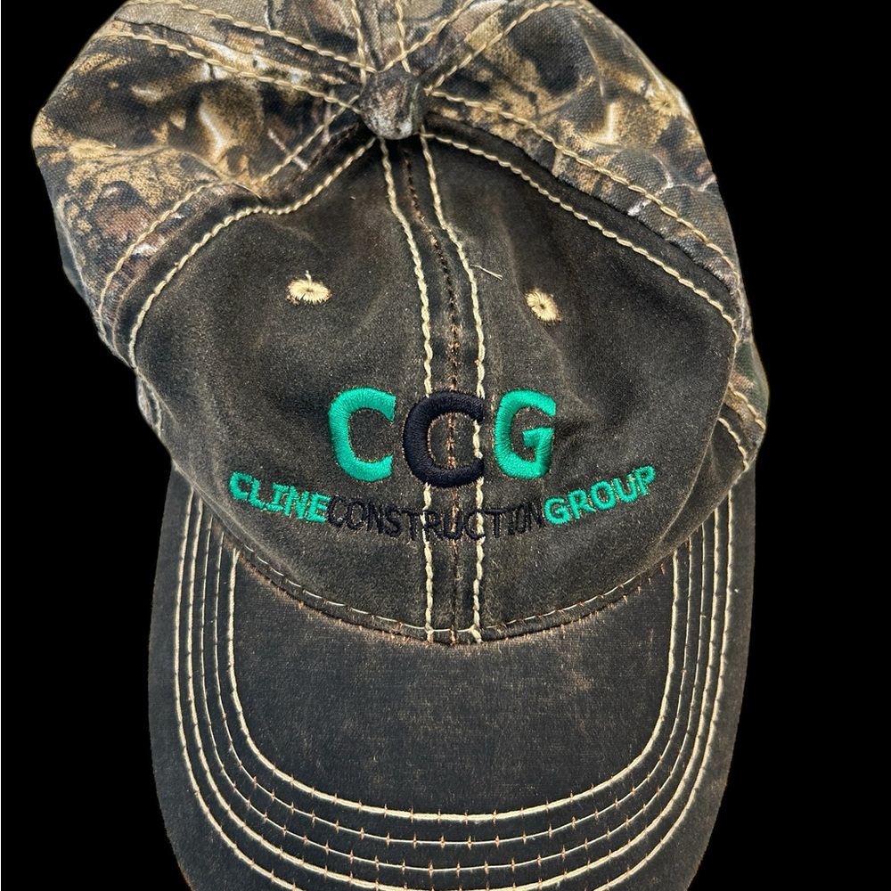 CCG Camouflage Baseball Cap, Vintage Construction Cap, One Size Fits All